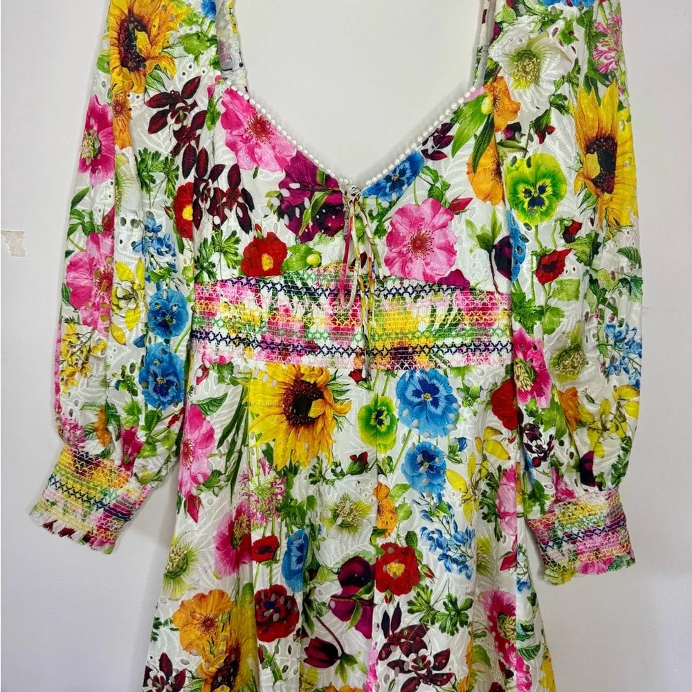NWT Alice + Olivia Crawford Sweetheart Mini Dress - Picture 8 of 9